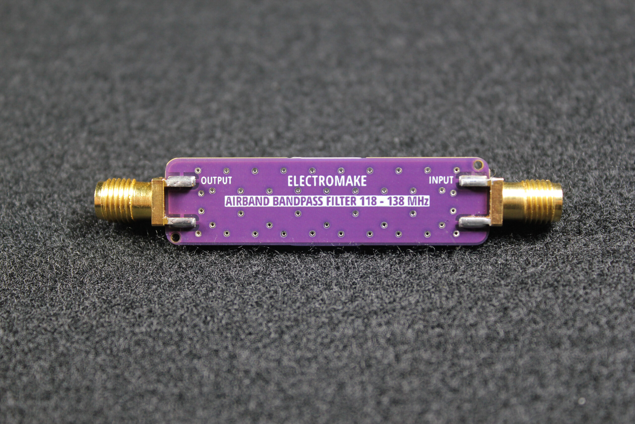 Airband Bandpass Filter 118-138 MHz